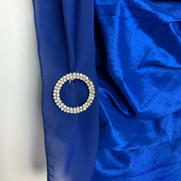 Blue Short Prom Dress - Picture 4 of 10